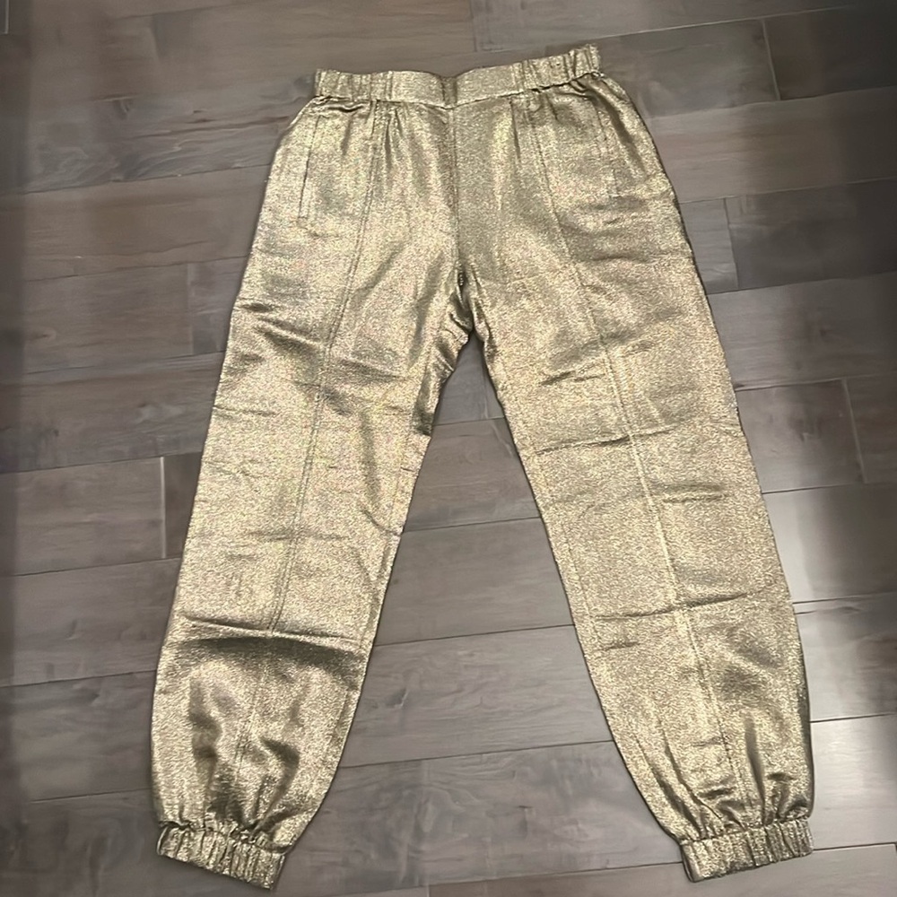 Saint Laurent gold trousers